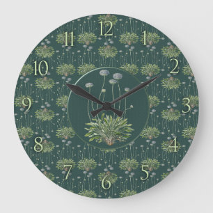 Botanisch Motief Grote Klok