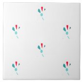 Botanisch motief Keramisch tegel Tegeltje (Voorkant)