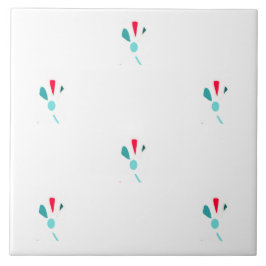 Botanisch motief Keramisch tegel Tegeltje