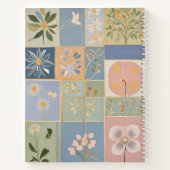 Botanisch mozaïek in bloei notitieboek (Achterkant)