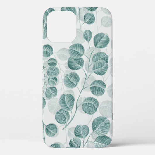 Botanisch naadloos patroon met  afbeelding Case-Mate iPhone case (Achterkant)
