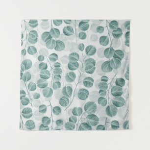 Botanisch naadloos patroon met afbeelding wandkleed