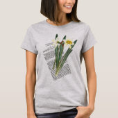  Botanisch Narcissus T-shirt (Voorkant)