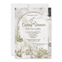 Botanisch natuurlijk Baby shower