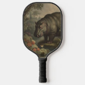  botanisch nijlpaard pickleball paddle (Voorkant)
