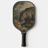  botanisch nijlpaard pickleball paddle (Achterkant)