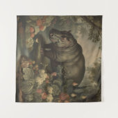  botanisch nijlpaard wandkleed (Voorkant (horizontaal))