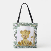 Botanisch Oerwoud Safari Lion New Baby Tote Bag (Achterkant)