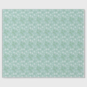 Botanisch onkruidblad patroon inpakpapier (Vlak)