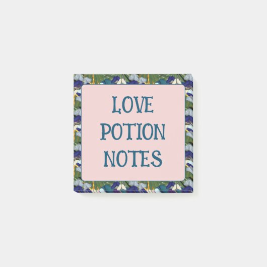 Botanisch ontwerp van de wervelkolom van de schede post-it® notes (Voorkant)