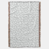 Botanisch ontwerp voor home decor deken (Voorkant Verticaal)