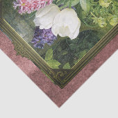 Botanisch op metallisch gestormde Nederlandse lent Tissuepapier (Detail)