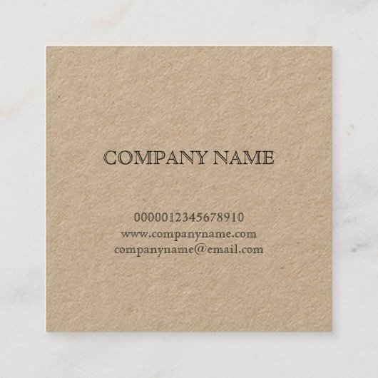 BOTANISCH "ORANJE BLOSSOM" REDOUTÉ VISITEKAARTJE (Achterkant)