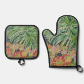 Botanisch Ovenwant & Pannenlap Set (Voorkant)