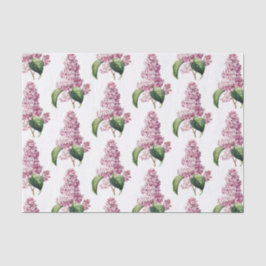 Botanisch Paars Lila bloesem Tissuepapier