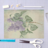  Botanisch Paars Lila Syringa Vulgaris Tissuepapier (Craft)