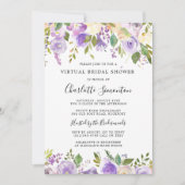 Botanisch Paars Vrijgezellenfeest  Kaart (Voorkant)