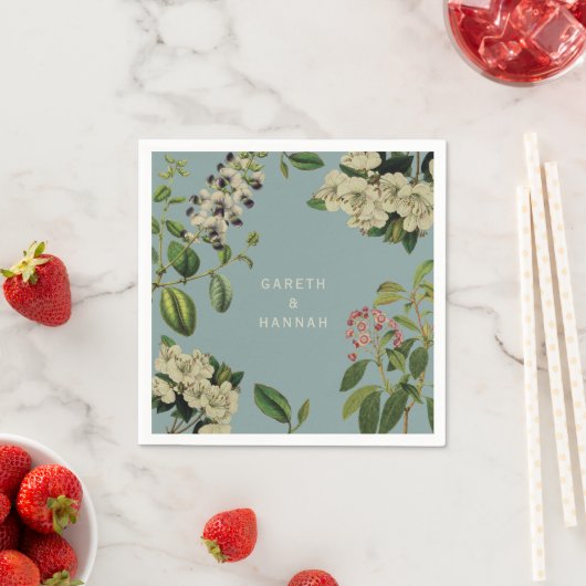 BOTANISCH PAPIER SERVET-EEND EI BLAUW SERVETTEN (Insitu)