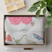 Botanisch papier voor fluitenzen en vogelweefsel (Geschenk)