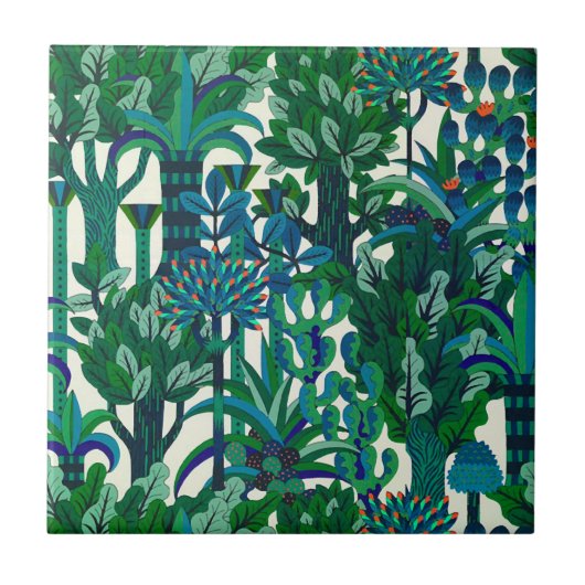 Botanisch paradijs tegeltje (Voorkant)