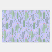 Botanisch patroon 3 kleuren inpakpapier vel (Voorkant 3)