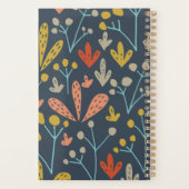 Botanisch patroon aangepast jaar 2022 planner (Achterkant)