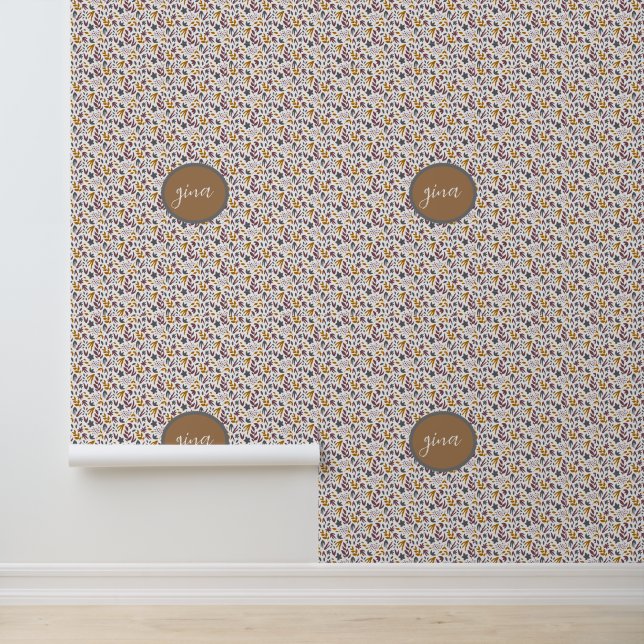 Botanisch patroon aanpassen behang (Applicatie)