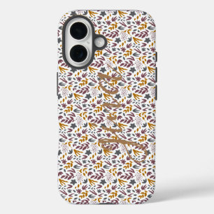 Botanisch Patroon Aanpassen iPhone 16 Hoesje
