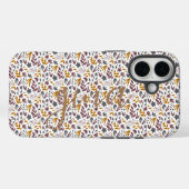 Botanisch Patroon Aanpassen Case-Mate iPhone Case (Achterkant (horizontaal))
