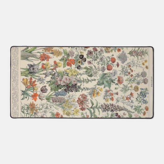  botanisch patroon bureaumat (Voorkant)