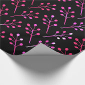 Botanisch patroon cadeaupapier (Hoek)