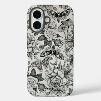 Botanisch patroon iPhone 16 hoesje