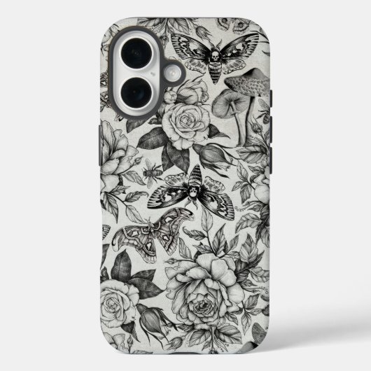 Botanisch patroon Case-Mate iPhone case (Achterkant)