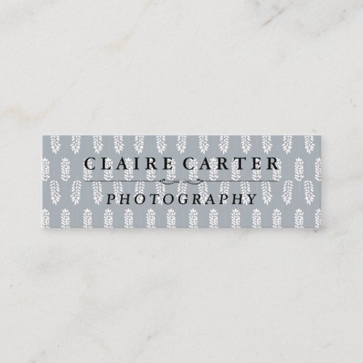 Botanisch patroon | Fotograaf Mini Visitekaartje (Voorkant)