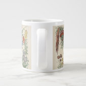  botanisch patroon grote koffiekop (Achterkant)