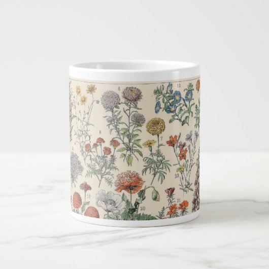  botanisch patroon grote koffiekop (Voorkant)