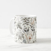 Botanisch patroon koffiemok (Voorkant links)