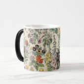 botanisch patroon magische mok (Voorkant links)