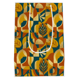 Botanisch patroon medium cadeauzakje