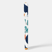 Botanisch patroon met tropische bladeren op wit Case-Mate iPhone case (Achterkant / Links)