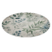 Botanisch patroon met zachte Waterverf Snijplank (Hoek)