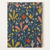 Botanisch Patroon Modern Aangepast Jaar Planner (Achterkant)