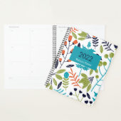 Botanisch Patroon Modern Floral Gepersonaliseerd P Planner (Display)