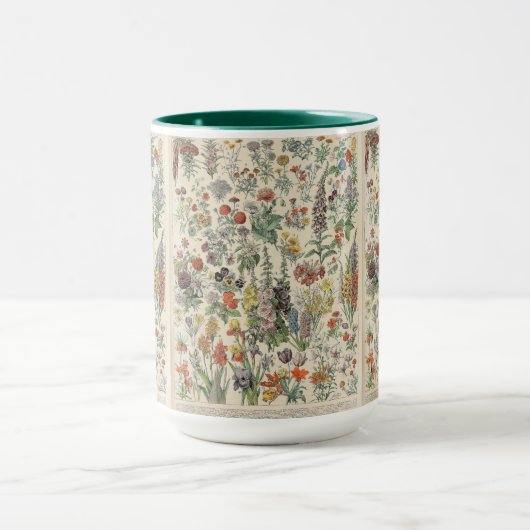  botanisch patroon mok (Midden)