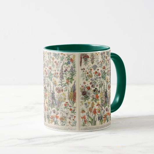  botanisch patroon mok (Voorkant rechts)