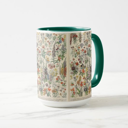  botanisch patroon mok (Voorkant rechts)