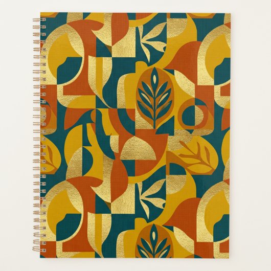 Botanisch patroon planner (Voorkant)