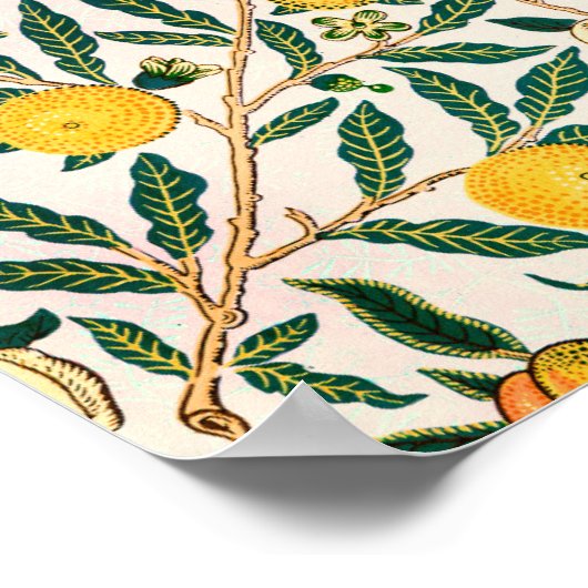 botanisch patroon poster (Hoek)