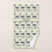 Botanisch patroon van de Nijl Bad Handdoek (Handdoek)