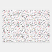 Botanisch patroon verlaat inpakpapier (Voorkant 2)